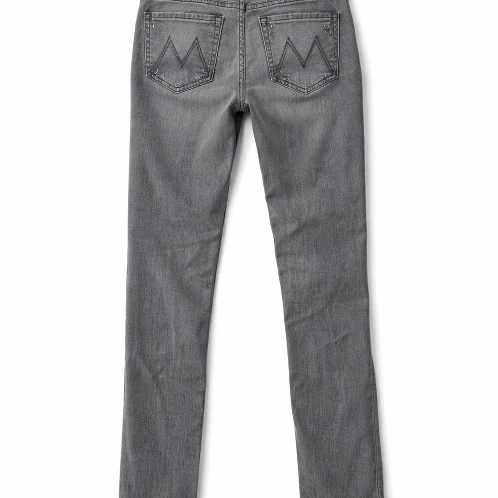 MOTHER the Looker Ankle Fray Skinny Jeans in Last Chance Saloon - Size 25 - Picture 2 of 4
